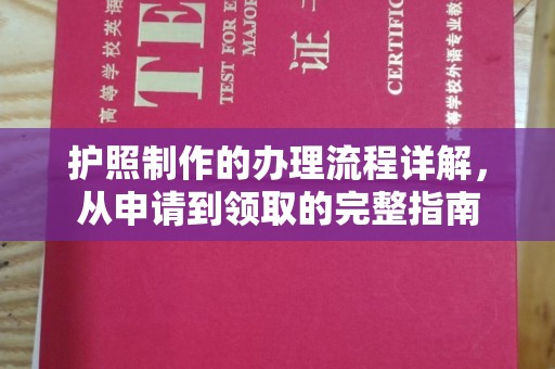 济南护照制作的办理流程详解，从申请到领取的完整指南